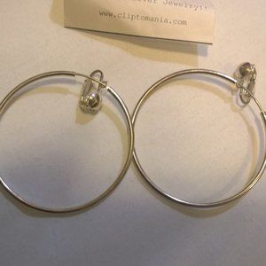 STERLING SILVER HOOP EARRINGS Small Size